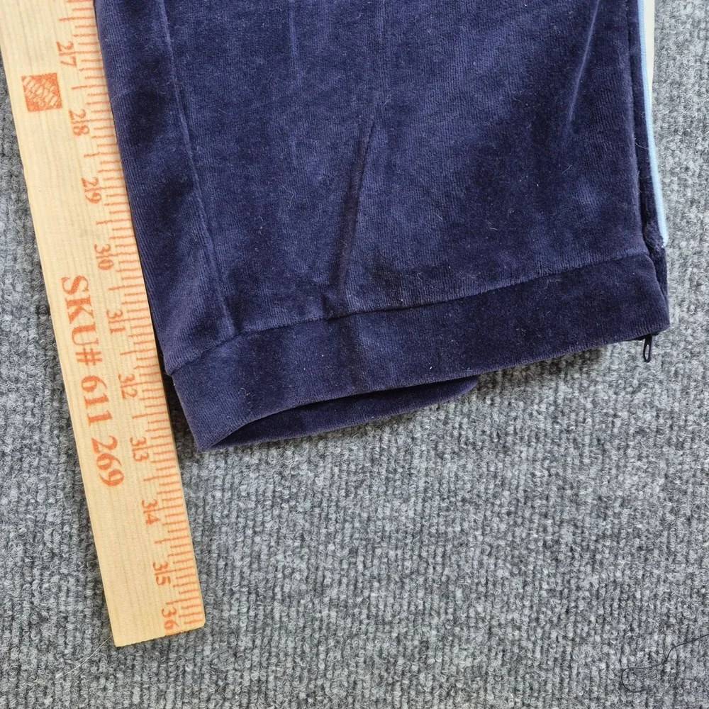 Snoop 213 Convertible Pants Velour Zip Off XL Navy‎ Blue Mens